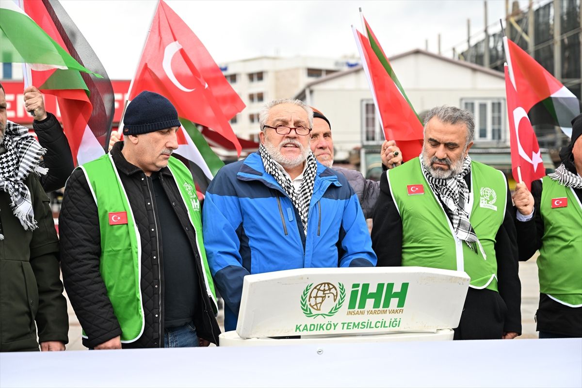 İHH, İsrail\'in Küresel Sumud Filosu\'na saldırısını protesto etti