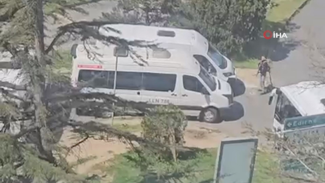 İsrail konsolosluğu önündeki çatışmanın en kritik anı! Kahraman polis teröristi böyle vurdu