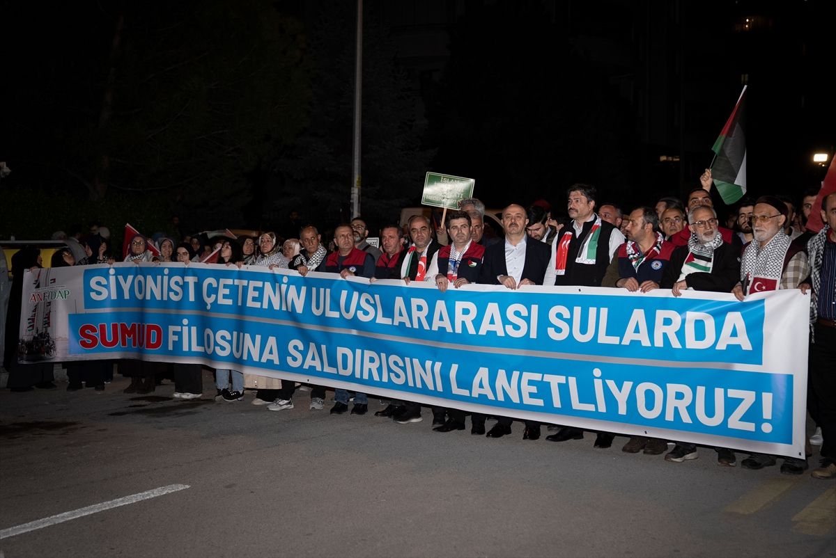 ANFİDAP: Sumud Filosu\'na Saldırı Protesto Edildi