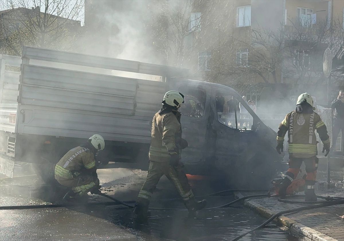 Sancaktepe\'de Yangın Paniği