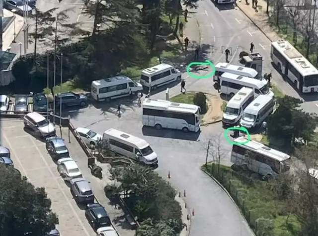 İstanbul'daki İsrail Konsolosluğu önündeki çatışmadan ilk görüntüler