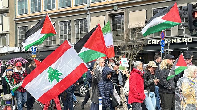 İsveç’te İsrail yüzlerce kişi tarafından protesto edildi