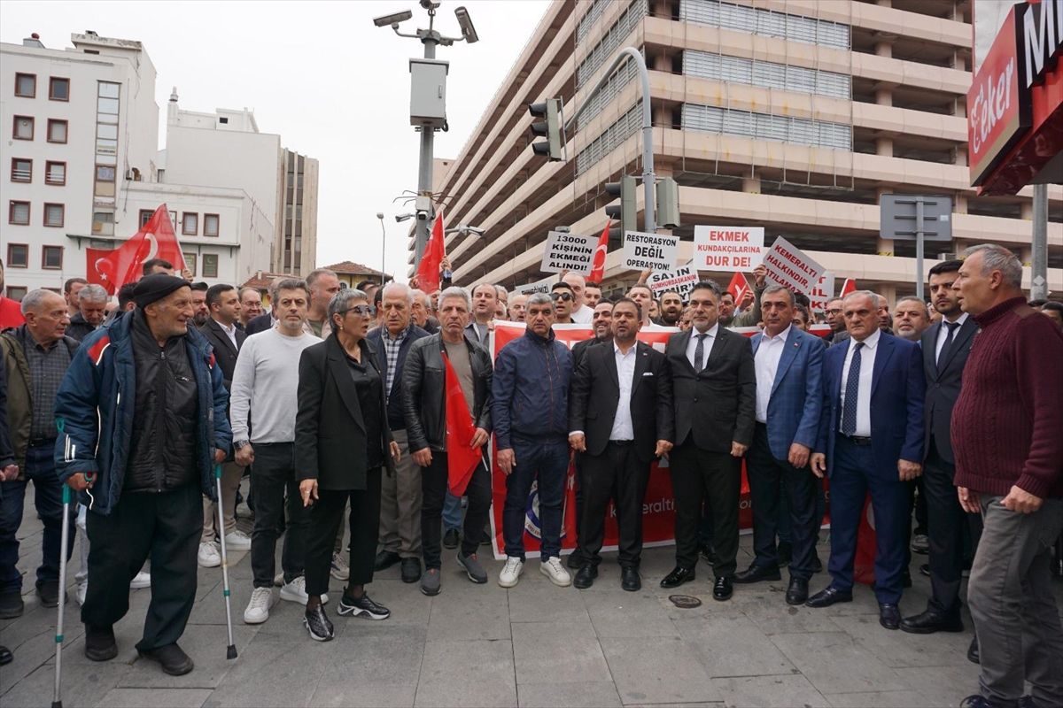 Kemeraltı Esnafı Otopark Protestosu