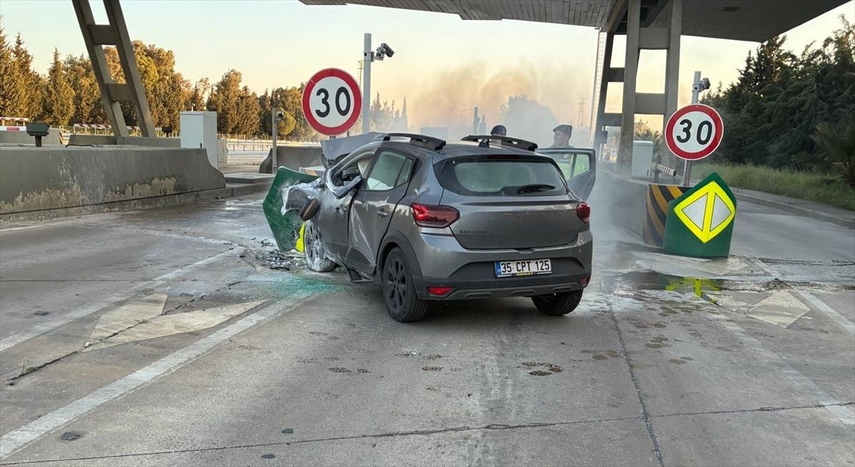 Yanan araçta sürücü hayatını kaybetti