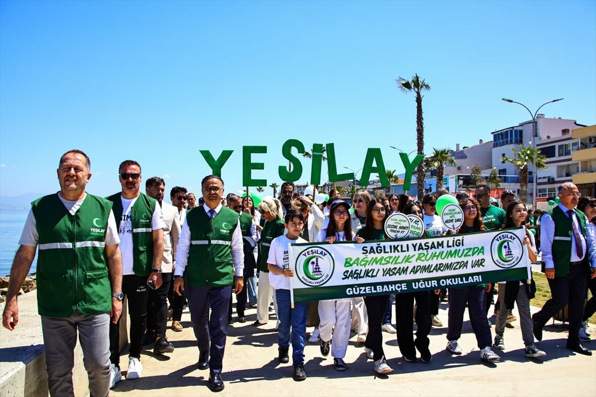Yeşilay Sağlıklı Yaşam Yürüyüşü Gerçekleştirildi
