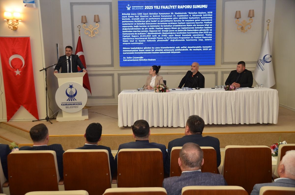 Kahramankazan Meclisi 2025 Faaliyet Raporunu Onayladı