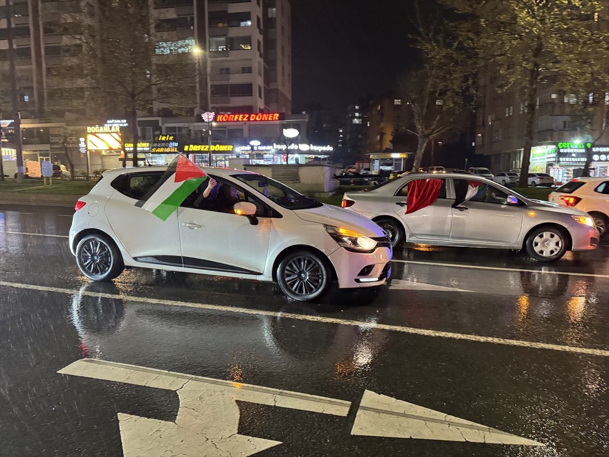 Kahramanmaraş\'ta İsrail\'e Tepki Gösterildi