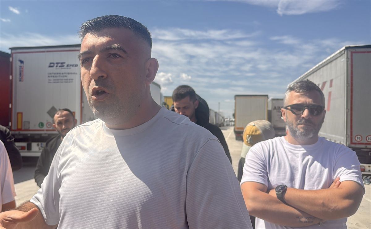 Kapıkule\'de Tır Şoförlerinin Uzun Bekleyiş Sorunu