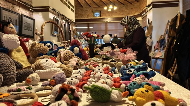 El Emeği Ürünler Sergilendi