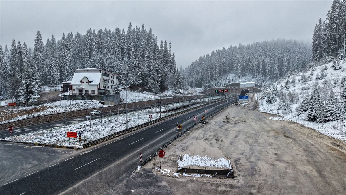 Mayıs\'ta Ilgaz Dağı\'nda Kar Yağışı