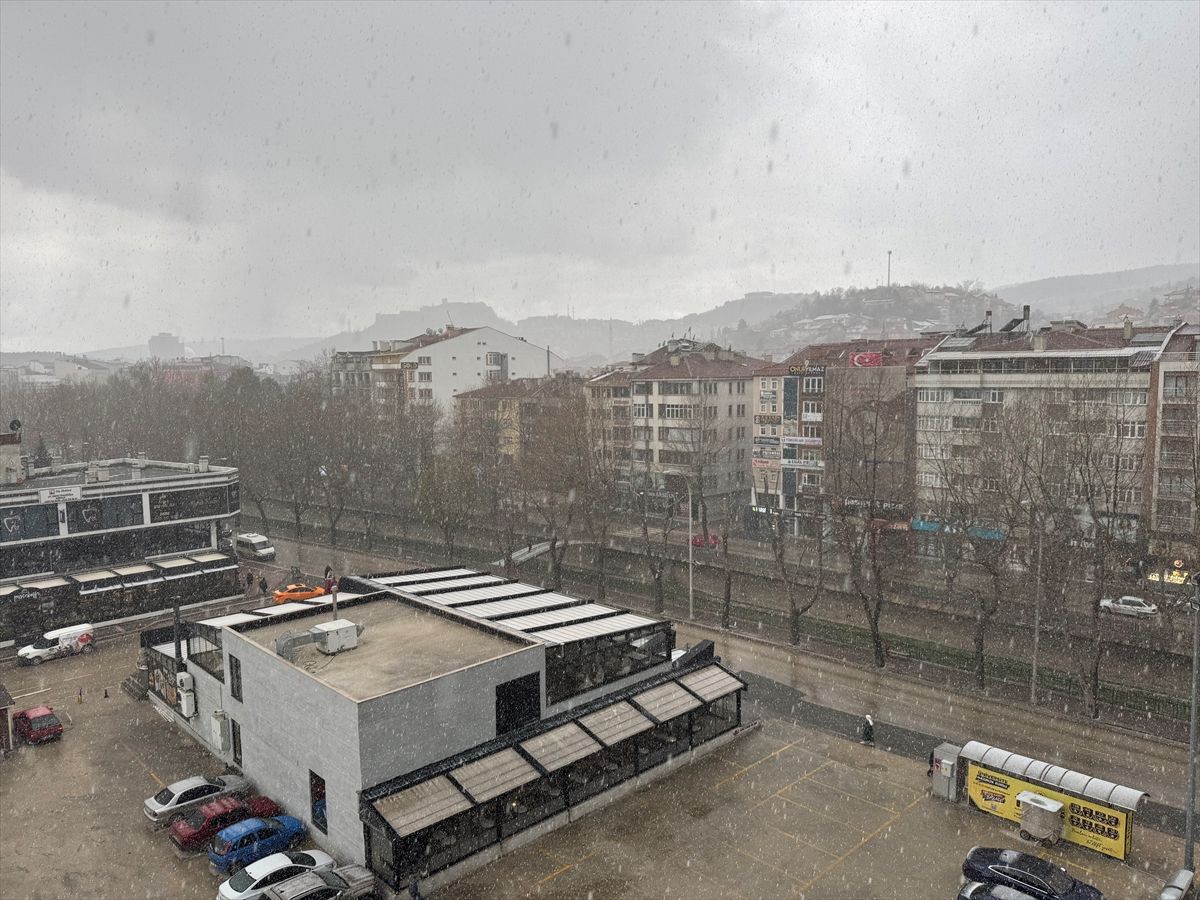 Kastamonu\'da Kar Yağışı Etkili