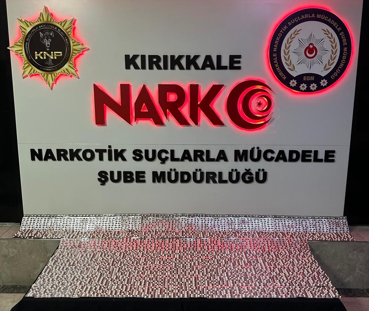 Kırıkkale\'de 5 Bin Uyuşturucu Hap Ele Geçirildi