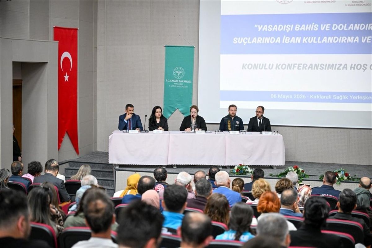 Kırklareli\'nde IBAN dolandırıcılığı konferansı
