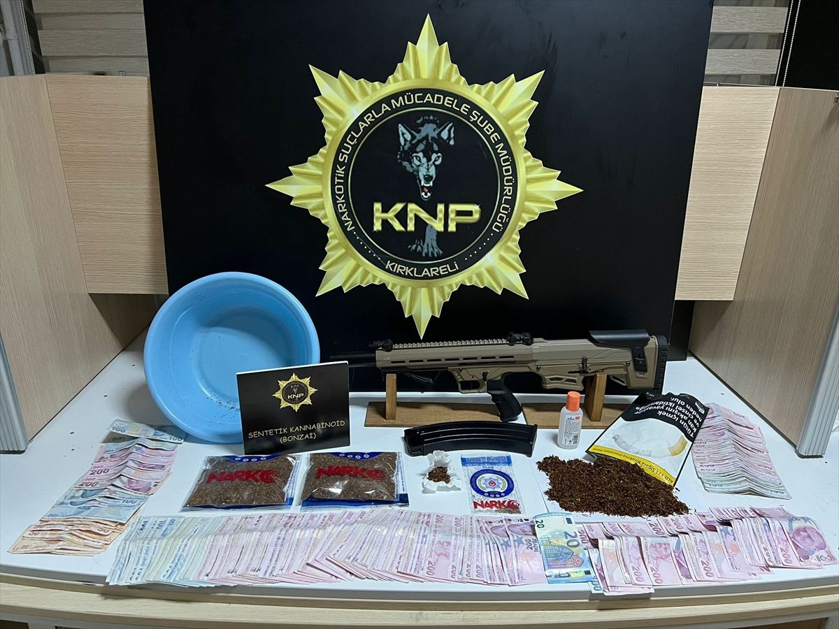 Kırklareli\'nde Uyuşturucu Operasyonu: 4 Tutuklama