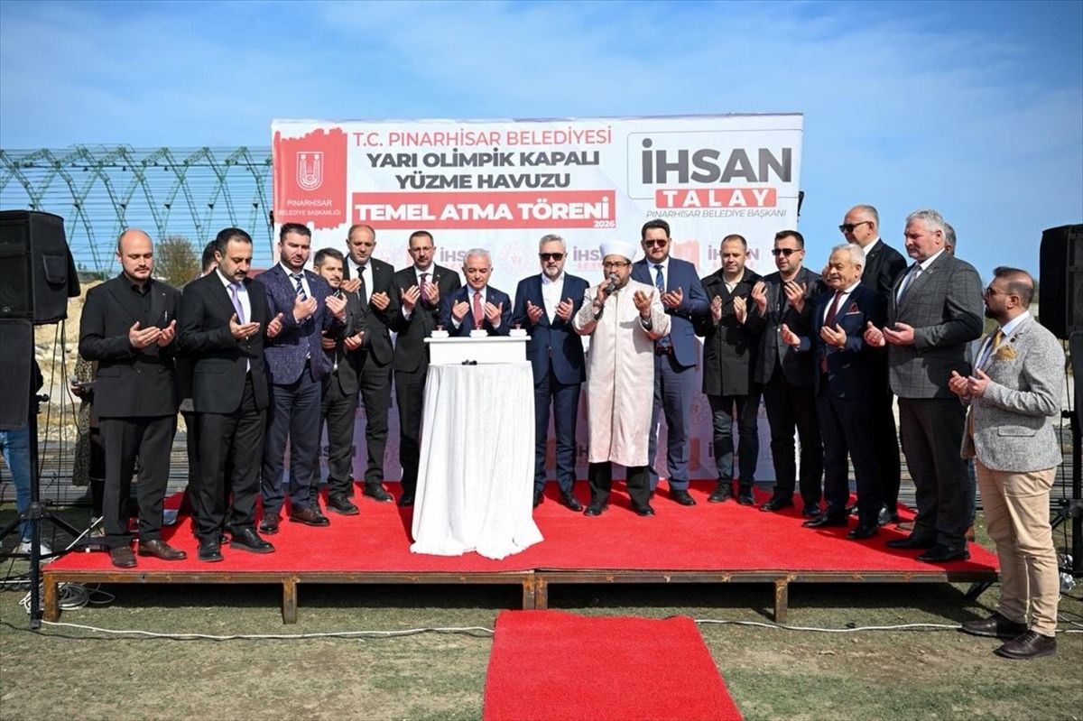 Pınarhisar\'a Yüzme Havuzu Temeli Atıldı