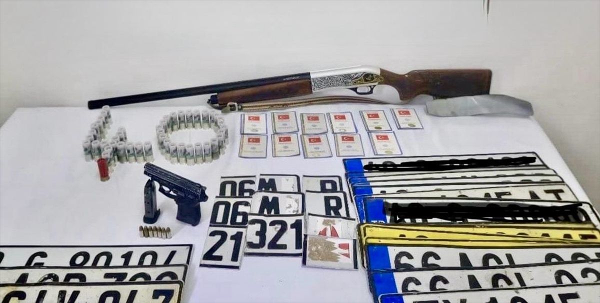 Kırşehir\'de Sahte Plaka Operasyonu