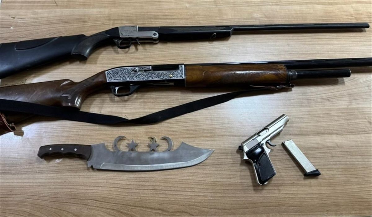 Kırşehir\'de Ruhsatsız Silah Operasyonu