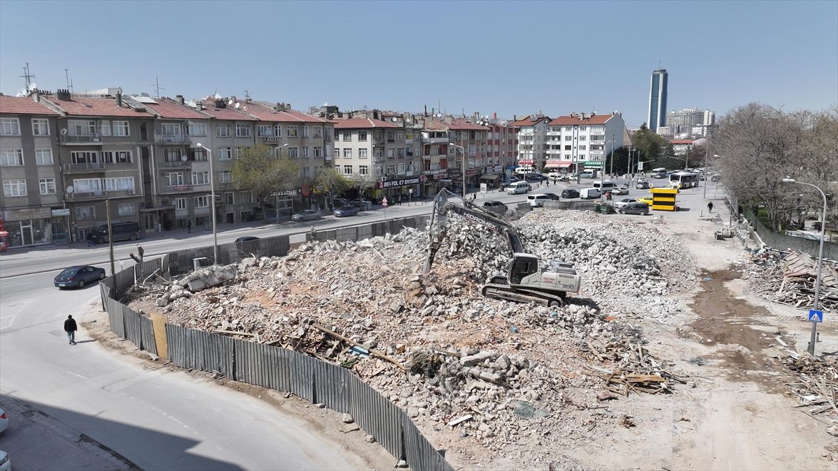 Konya\'da Yıkım Çalışmaları Tamamlandı