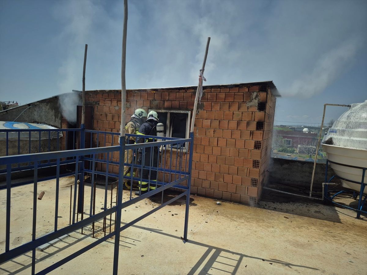 Kızıltepe\'de Yangın Söndürüldü