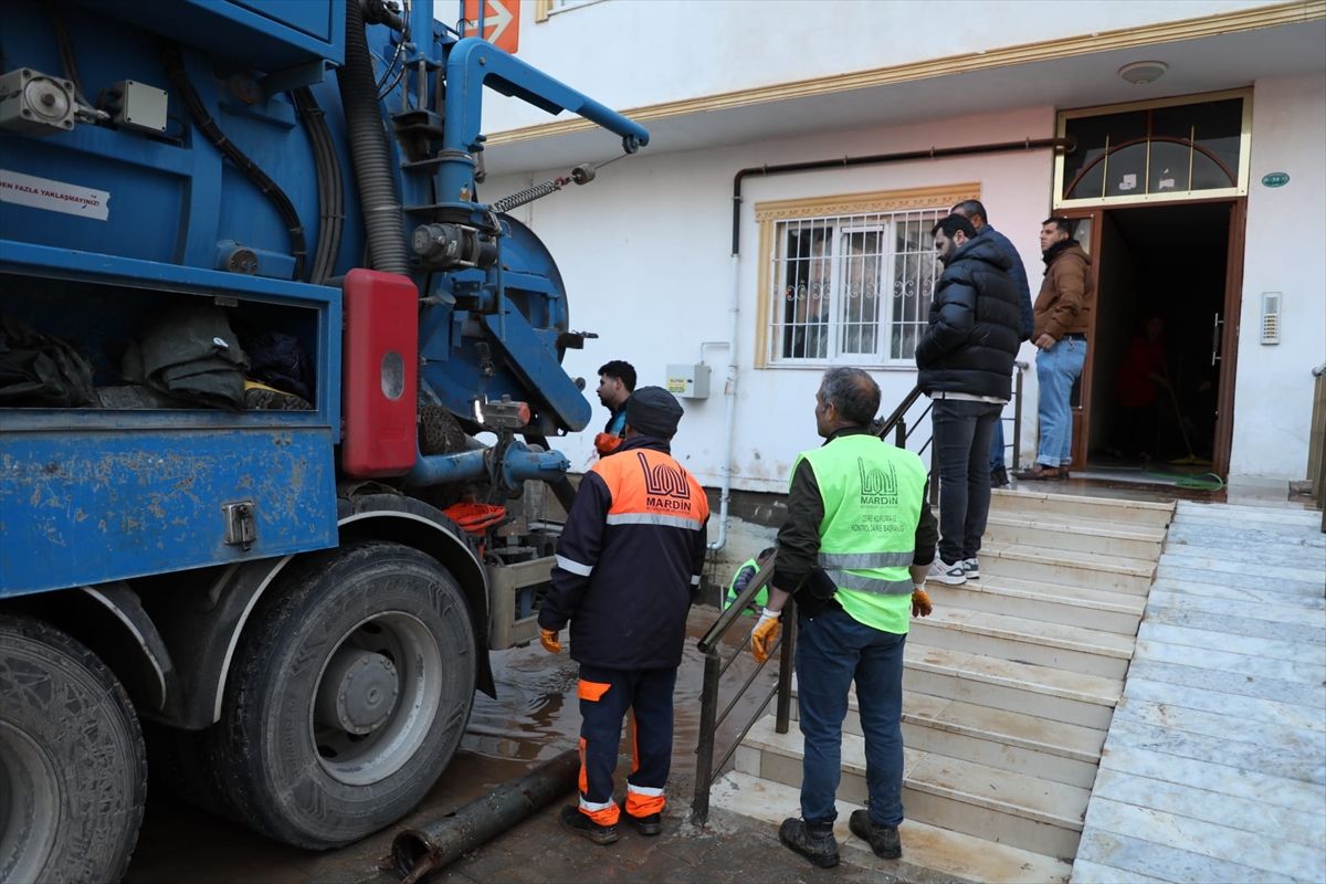 Mardin\'de Su Baskınlarına Müdahale