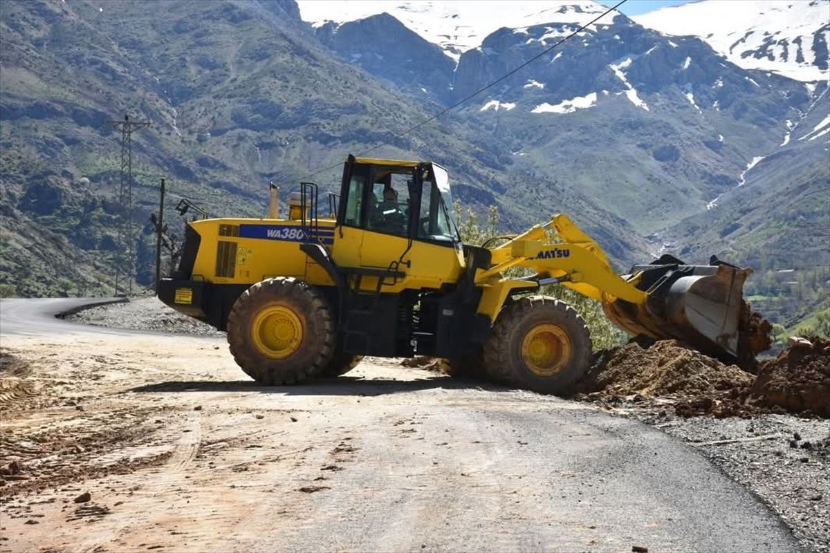 Mereto Dağı Yolunda Onarım Çalışmaları Başladı