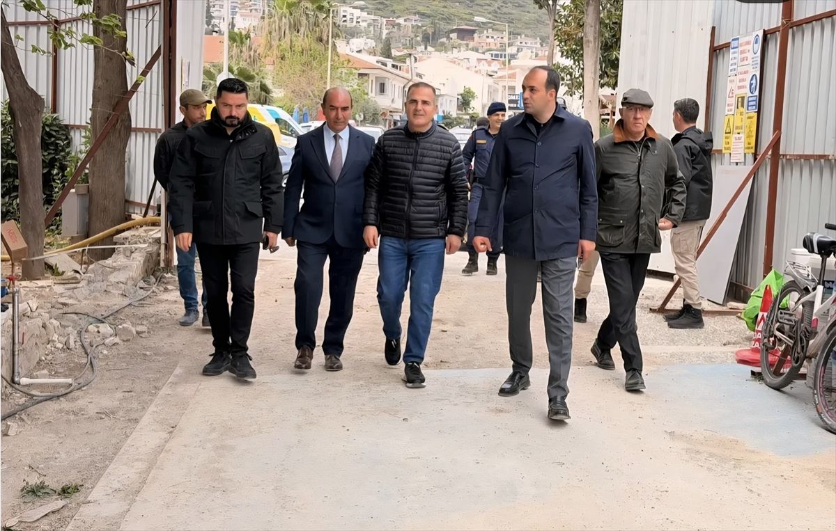 Vali Akbıyık\'tan Datça Ziyareti