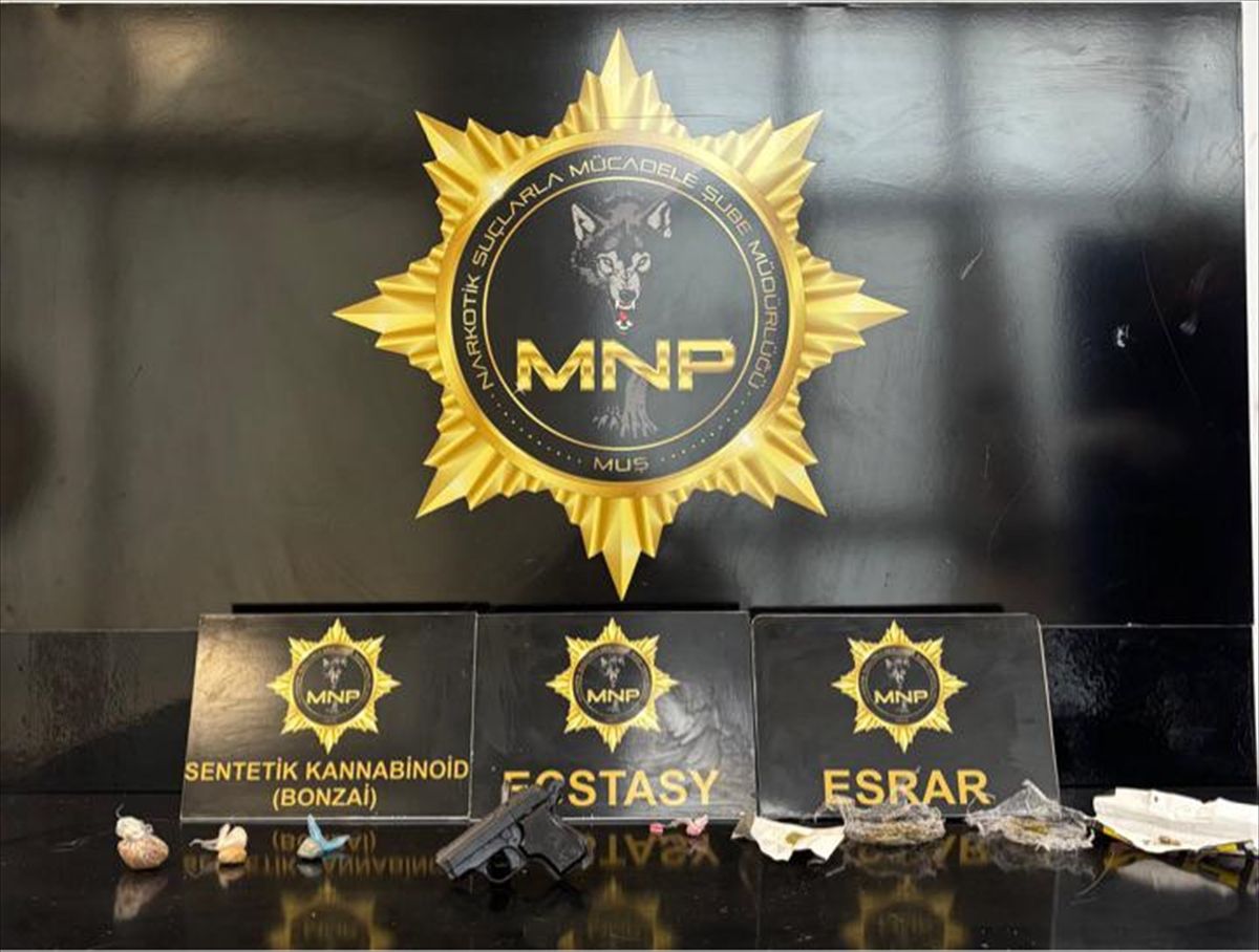 Muş\'ta Uyuşturucu Operasyonu: 9 Gözaltı