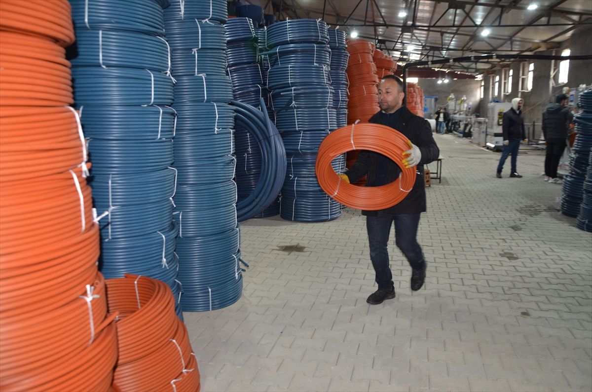 KOSGEB Desteğiyle Kangal Boru Tesisi Açıldı