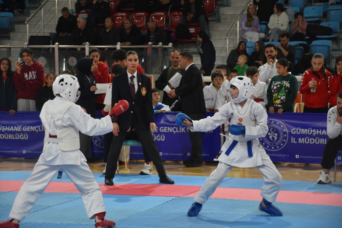Gümüşhane\'de Karate Müsabakaları