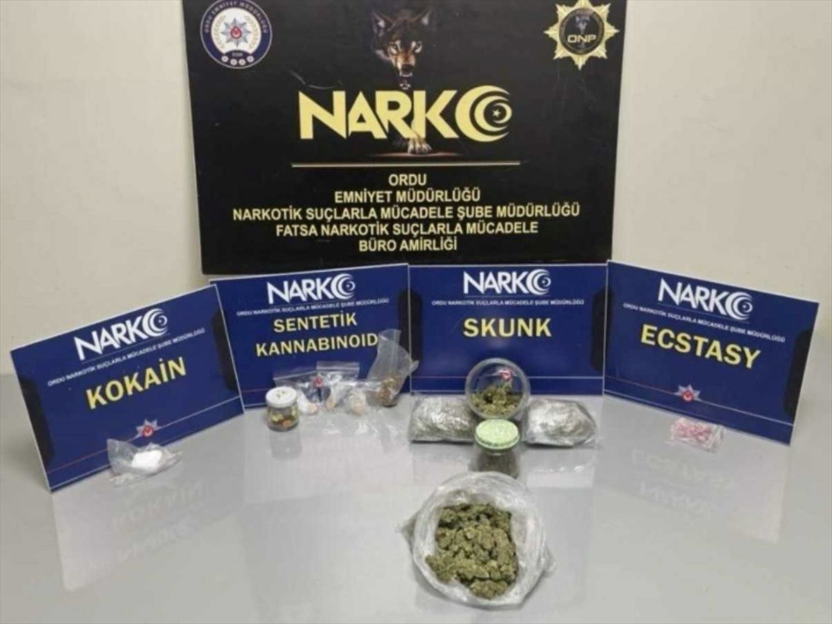 Ordu\'da Uyuşturucu Operasyonu: 4 Tutuklama