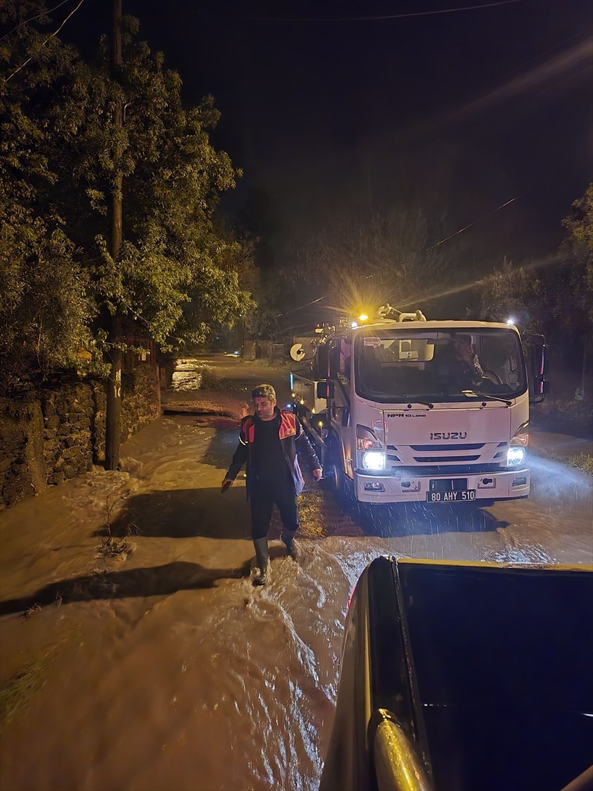 Düziçi\'nde Sağanak Hayatı Olumsuz Etkiledi