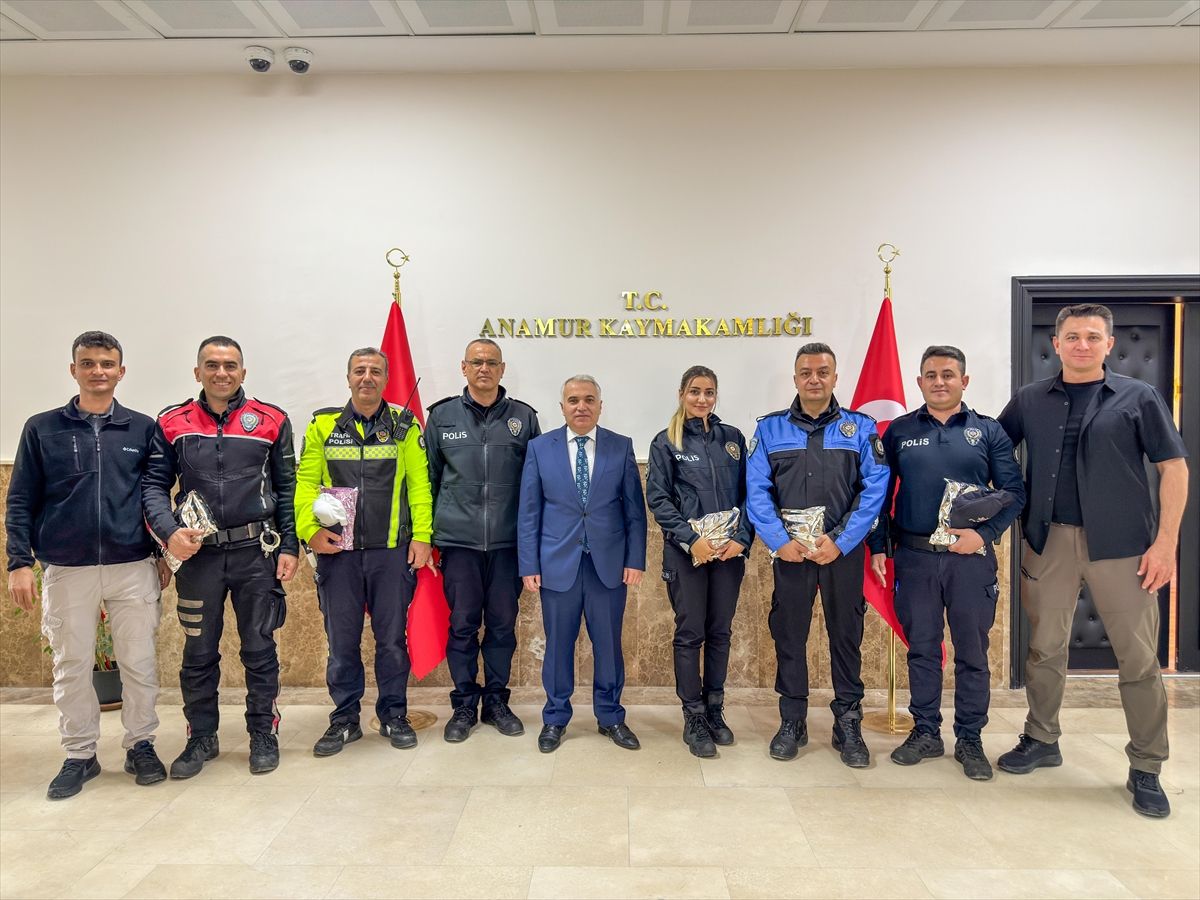 Emniyet Müdürü Doğanay\'dan Kaymakam Duru\'ya Ziyaret