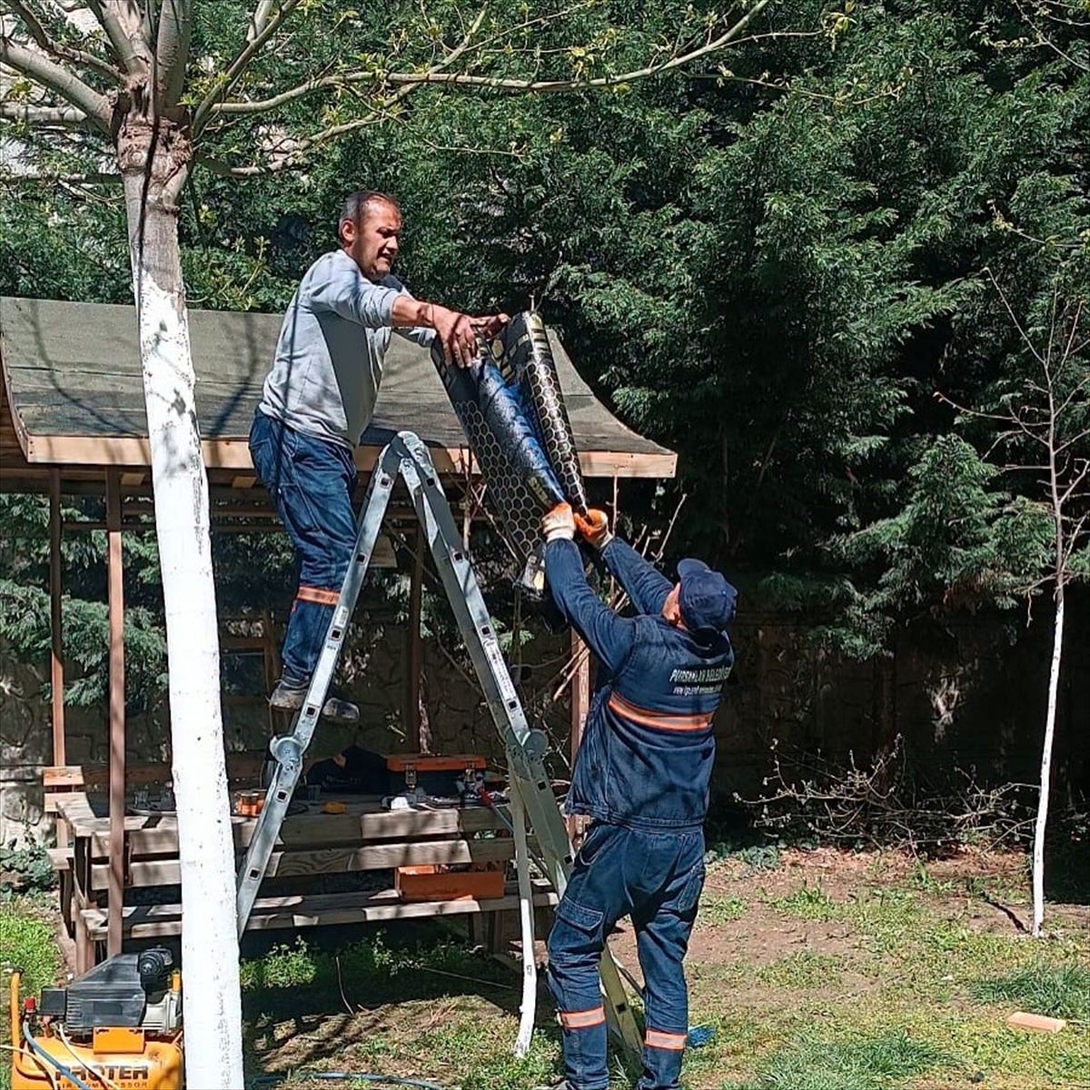 Pursaklar\'da Park ve Bank Onarımları Başladı