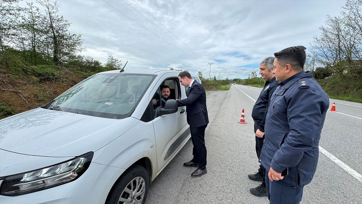 Kaymakam Beyazıt Kontrol Noktasını Ziyaret Etti