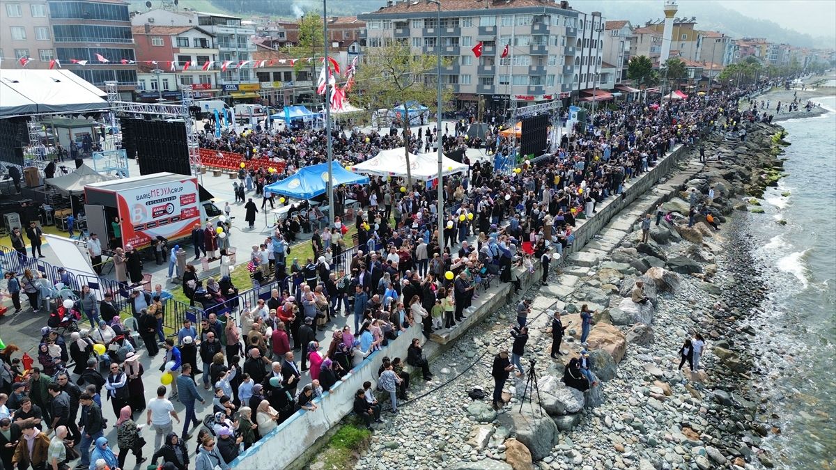 1. Türk Somonu Festivali Yakakent\'te Yapıldı