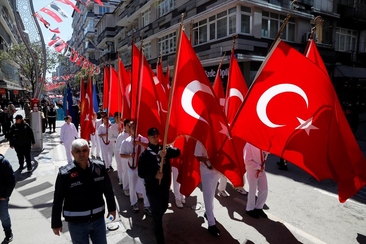 Türk Dünyası Çocuk Festivali Samsun\'da Başladı