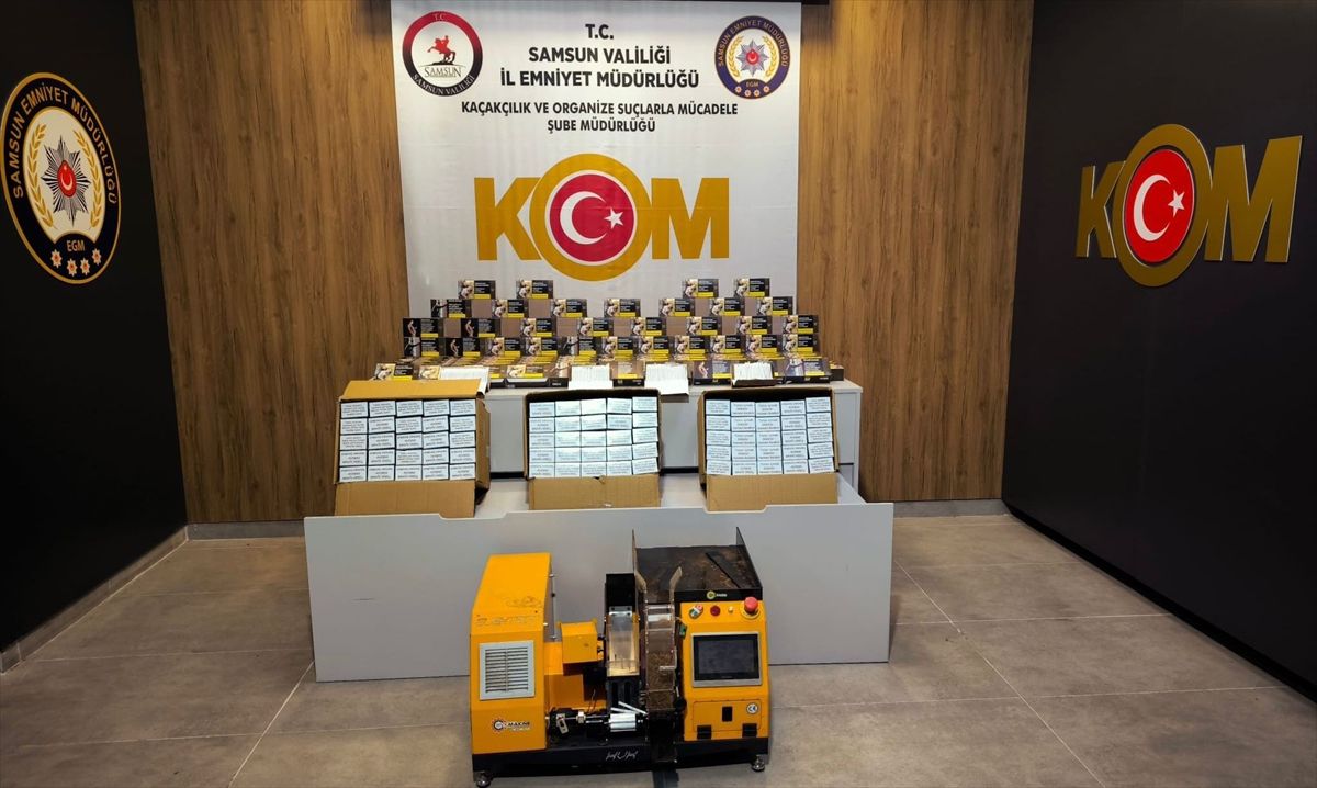 Samsun\'da Kaçak Tütün Operasyonu