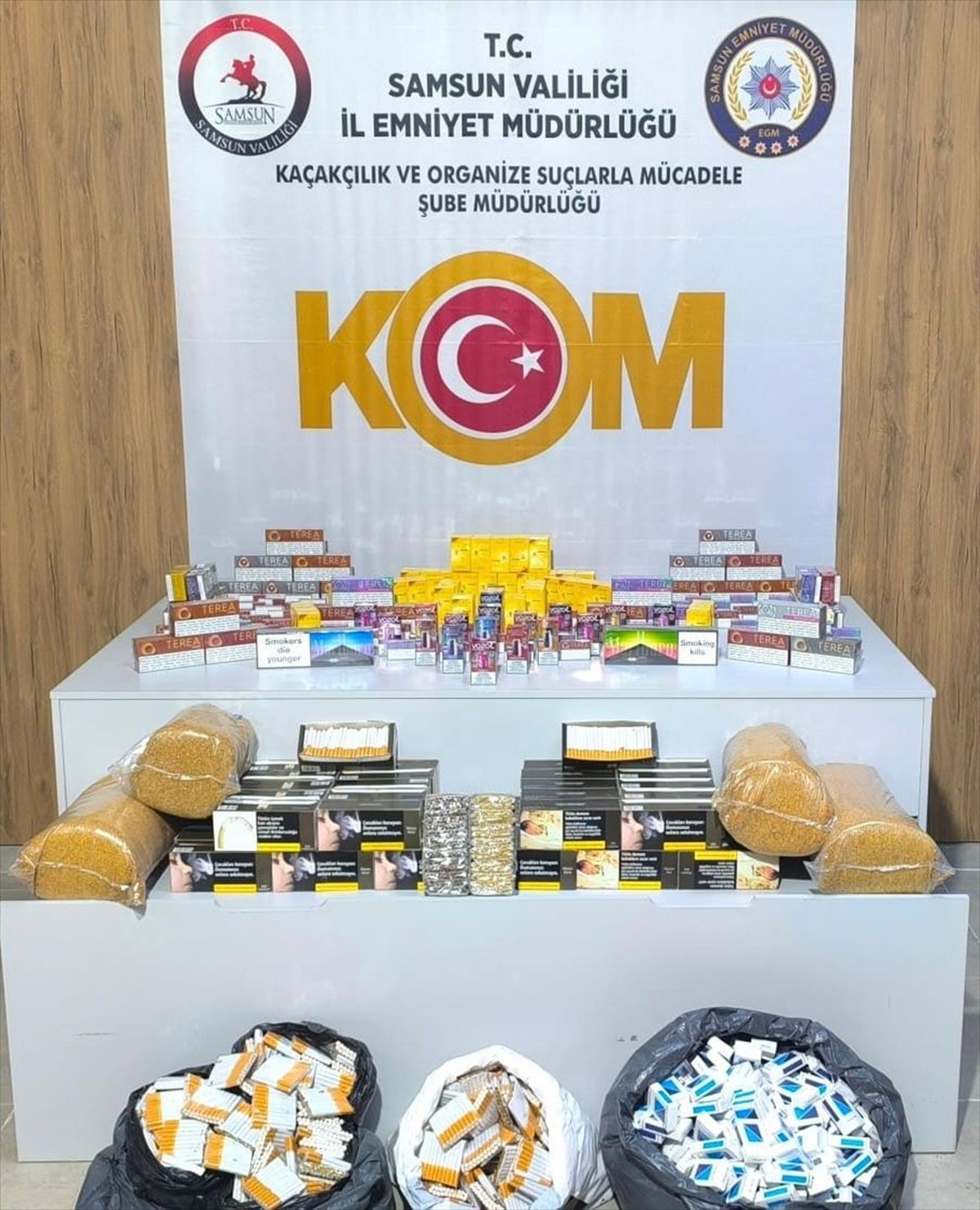 Samsun\'da Kaçakçılık Operasyonu