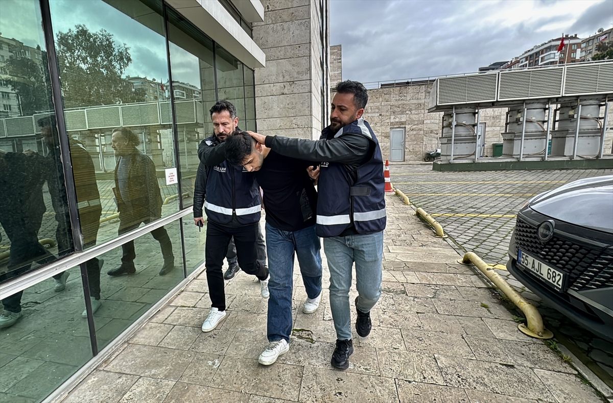 Samsun\'da Bıçaklı Cinayet: Şüpheli Adliyeye Sevk Edildi