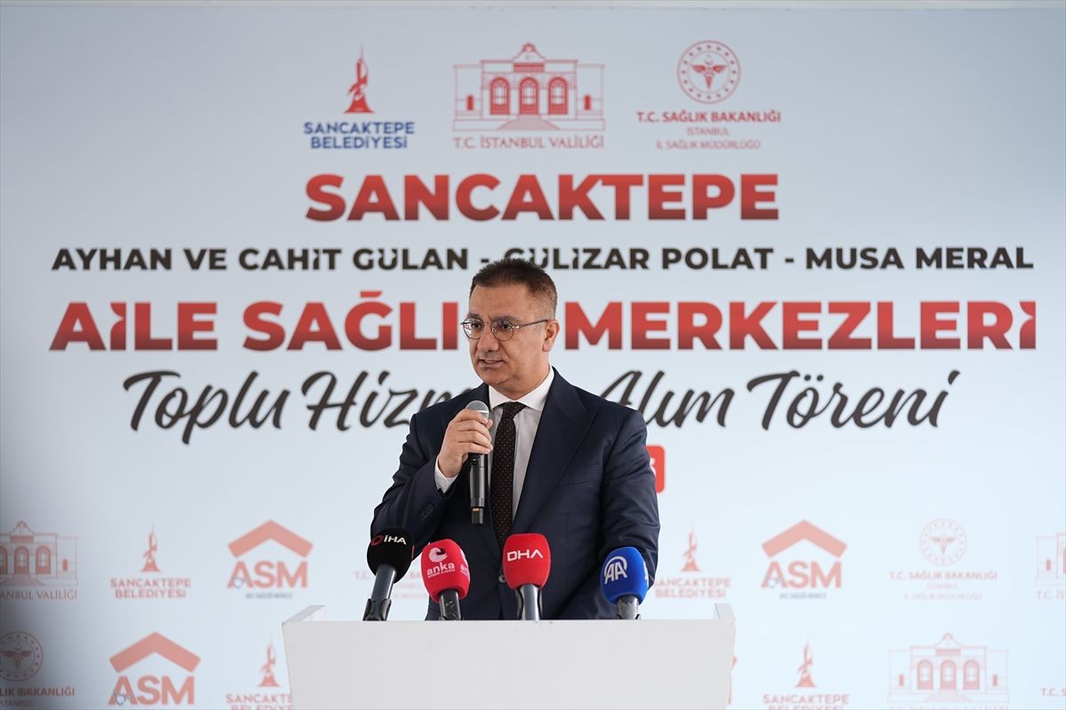 Sancaktepe\'de 3 aile sağlığı merkezi törenle hizmete açıldı
