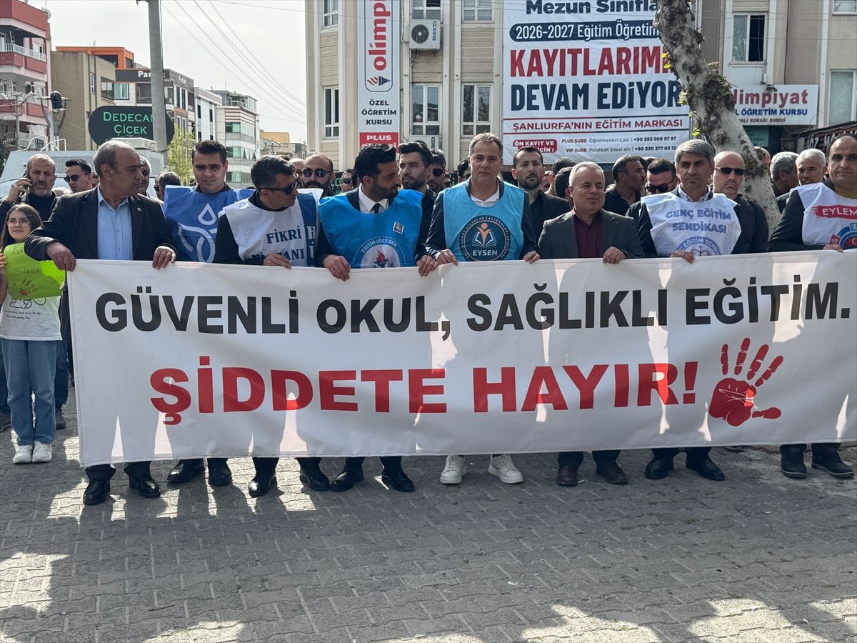 Eğitim Sendikalarından Saldırı Protestosu
