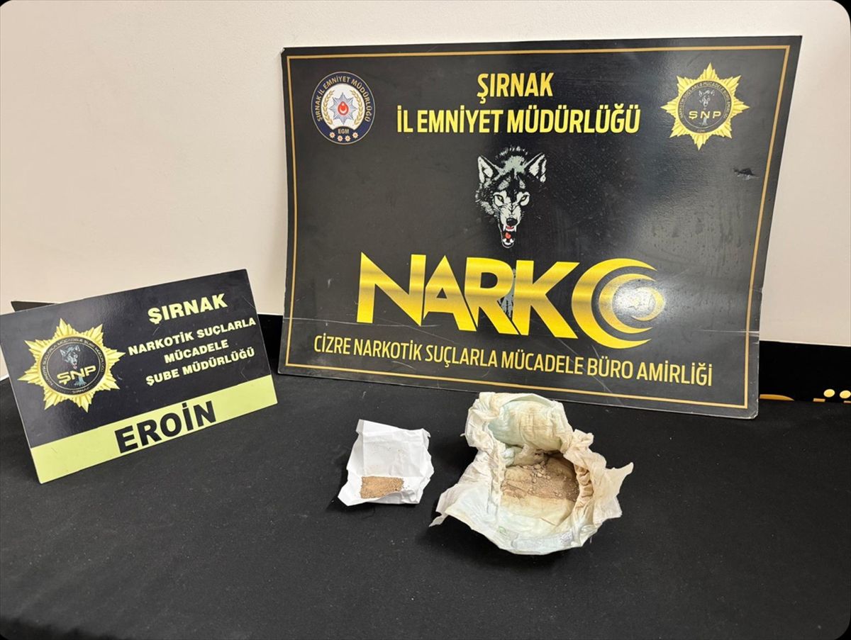 Cizre\'de Eroin Ele Geçirildi