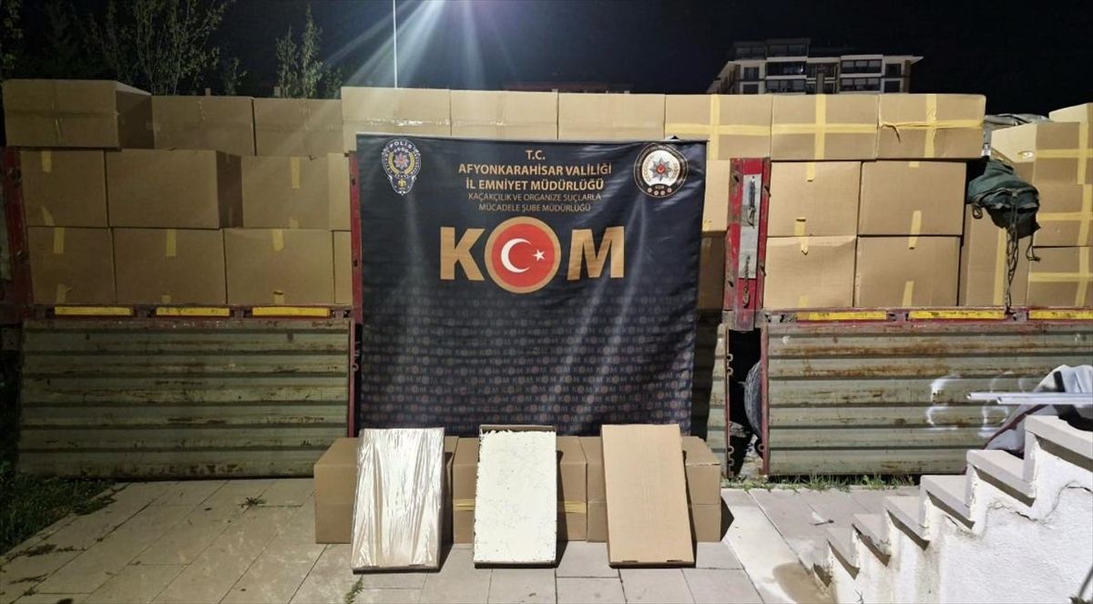 Afyonkarahisar\'da 4.6 Miyon Makarona Operasyonu