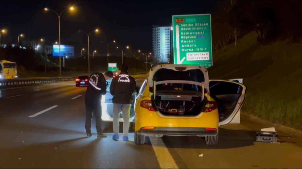 Sultanbeyli TEM Otoyolu\'nda taksinin çarptığı yaya hayatını kaybetti