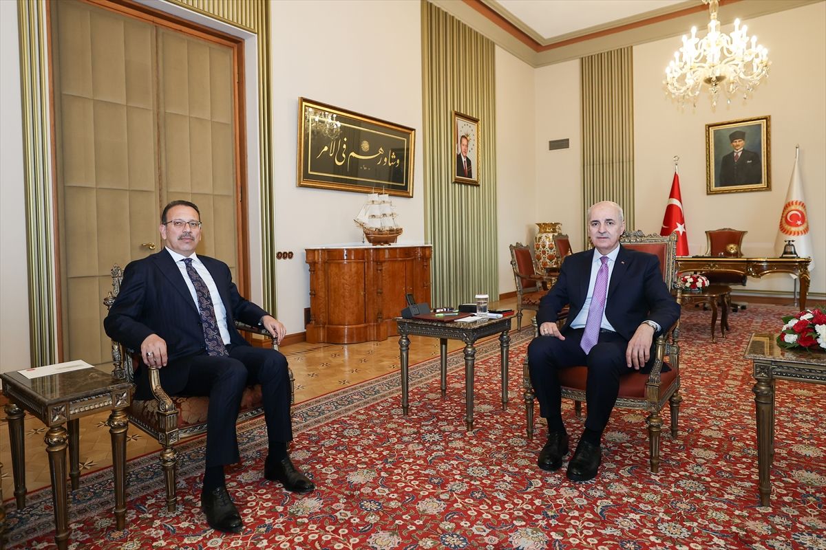 Kurtulmuş, Sayıştay Başkanı Yener\'i Kabul Etti