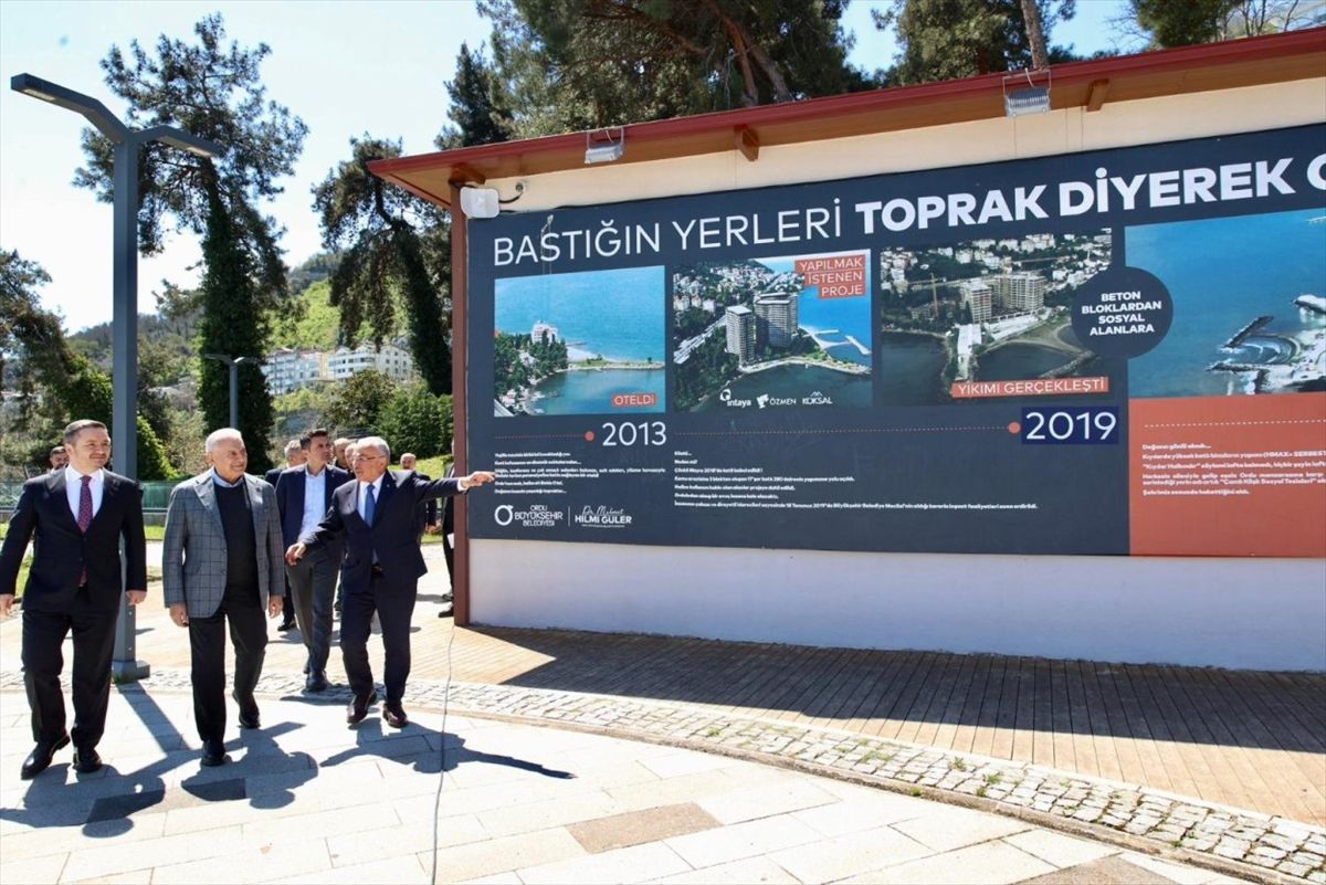 Binali Yıldırım Ordu\'da Ziyaretlerde Bulundu