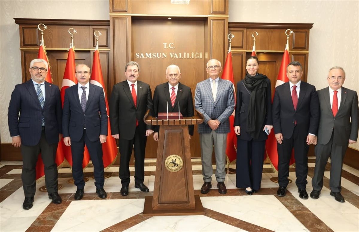 TDT Aksakallar Konseyi Başkanı Yıldırım, Samsun\'da ziyaretlerde bulundu