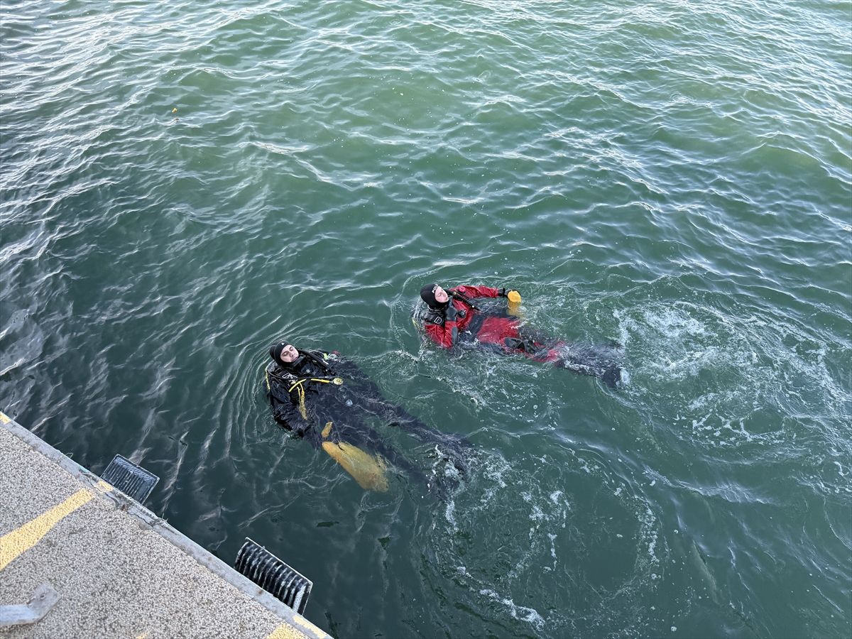 Tekirdağ\'da Deniz Dibi Temizliği