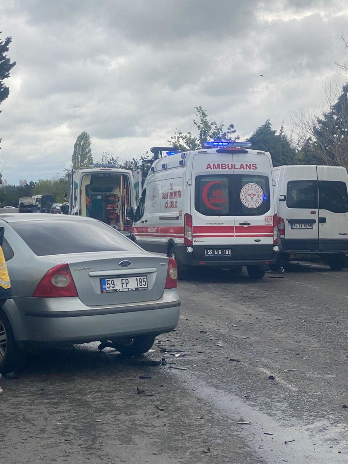 Çorlu\'da Trafik Kazası: 1 Yaralı