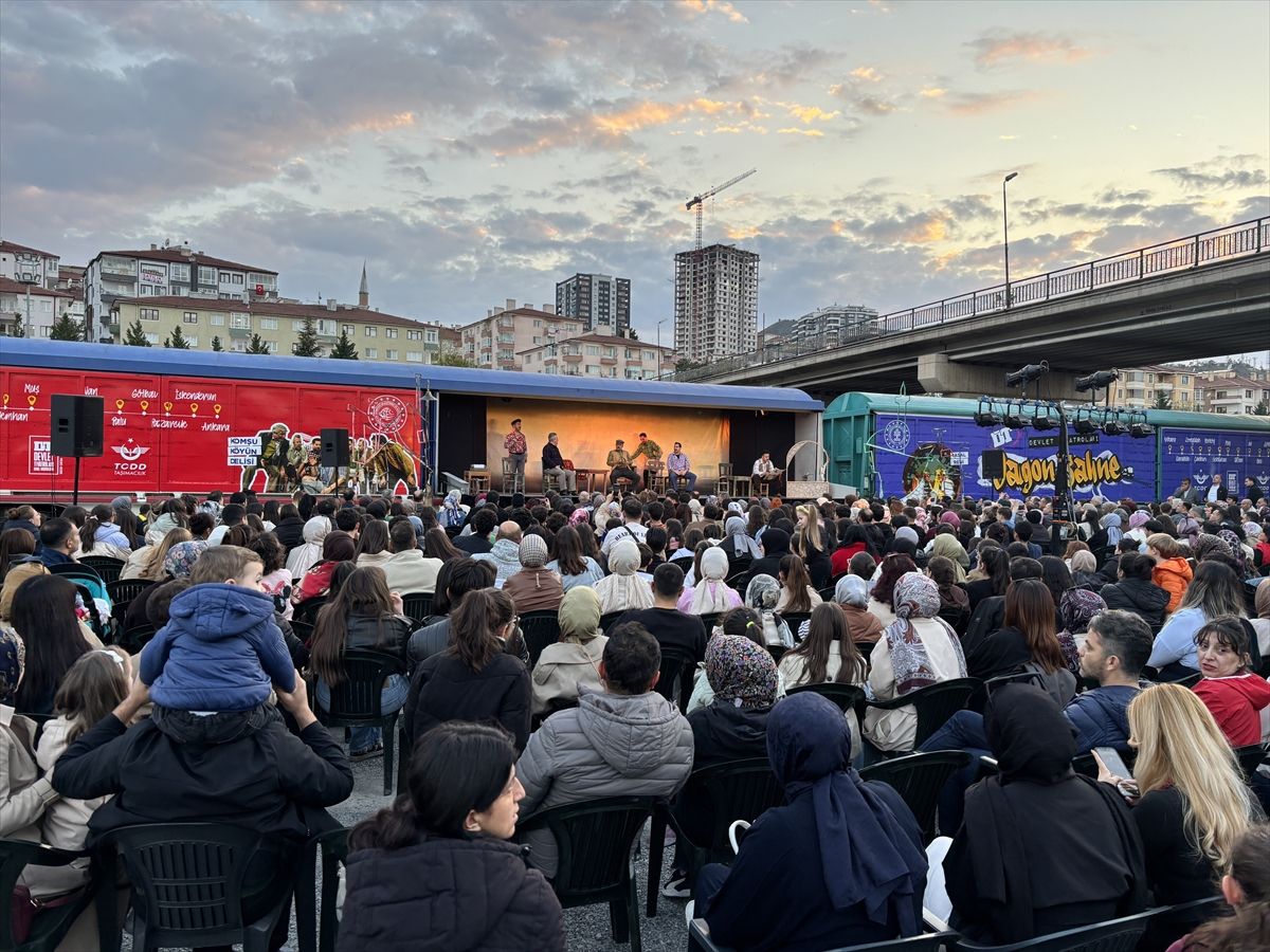 Tiyatro Treni Çankırı\'da